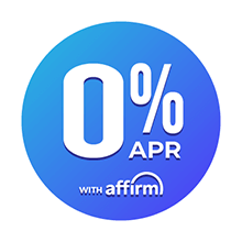 0% APR Affirm Financing for up to 6 months for US customers with qualifying credit