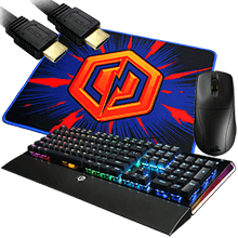Special Gaming Gear $5 CYBERPOWERPC Skorpion K2 Gaming Keyboard, $5 Corsair M75 Gaming Mouse, $5 HDMI Cable, Free Mouse Pad*