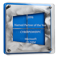 2016 Microsoft Partner of the Year Award