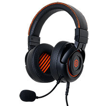 $5 CYBERPOWERPC SHADOW I WIRED GAMING HEADSET W/DETACHABLE MIC*