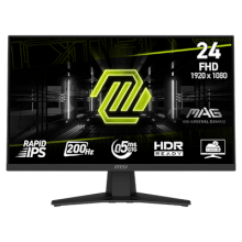 $69 on 24.5" MSI MAG 244F 200Hz, Rapid IPS 0.5ms Gaming Monitor for all PC. [Including Prebuilt and Laptops]*