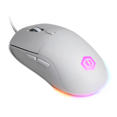 CyberPowerPC Elite M2 RGB Gaming Mouse - White