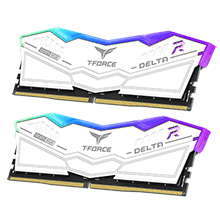 $100 INSTANT OFF on 64GB (32GBx2) DDR5/6000MHz Dual Channel Memory (Team T-FORCE DELTA RGB [WHITE])*
